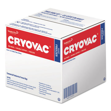 Diversey™ Cryovac One Quart Freezer Bag Dual Zipper, 1 Qt, 2.5 Mil, 7" X 7.94", Clear, 360-carton freeshipping - TVN Wholesale